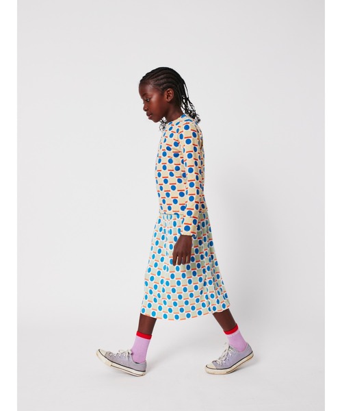 BOBO CHOSES（ボボショーズ）の「Geometric Scacs all over T-shirt（Tシャツ/カットソー・キッズ・オフホワイト・2-3YEAR/4-5YEAR/6-7YEAR/8-9y/10-11y/12-13y）」の3枚目の写真