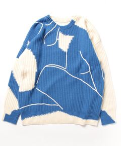 【美品】 AMERI ANDREA ABSTRACT PAINT KNIT Ameri（アメリ）の「ANDREA ABSTRACT PAINT KNIT（ニット