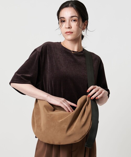 セール】ギャザー ラウンド ショルダーバッグ（ショルダーバッグ