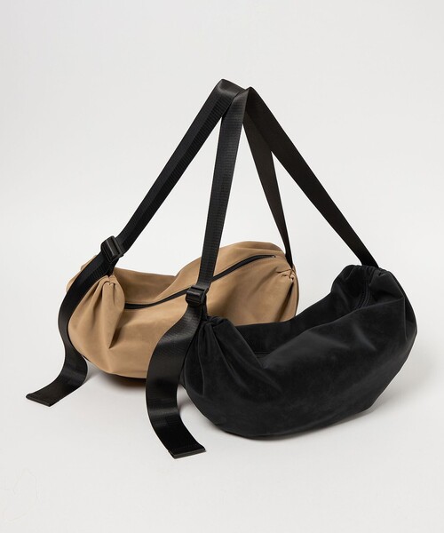 セール】ギャザー ラウンド ショルダーバッグ（ショルダーバッグ