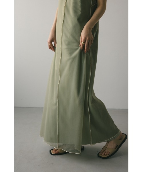 【SPORTMAX】チュールレイヤー ワンピース【送料関税込】 バイカラーチュールレイヤーワンピース（ワンピース