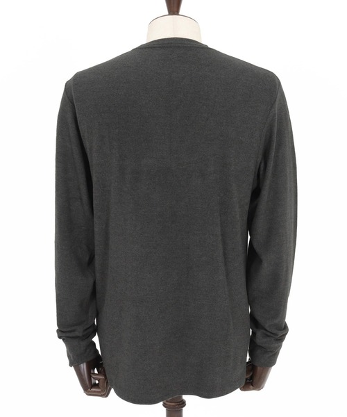 Magine(マージン)の「mlt5318-Crewneck Pullover クルーネックプルオーバー(Tシャツ/カットソー・メンズ・アイボリー/ブラック/チャコールグレー・48/46/44)」の9枚目の写真