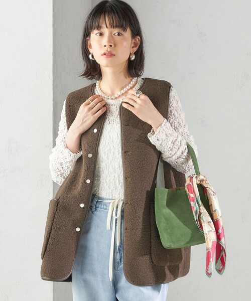 SHIPS（シップス）の「〈手洗い可能〉ボア フリース リバーシブル