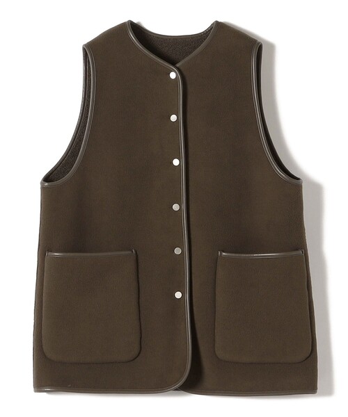 手洗い可能〉ボア フリース リバーシブル ベスト（その他アウター