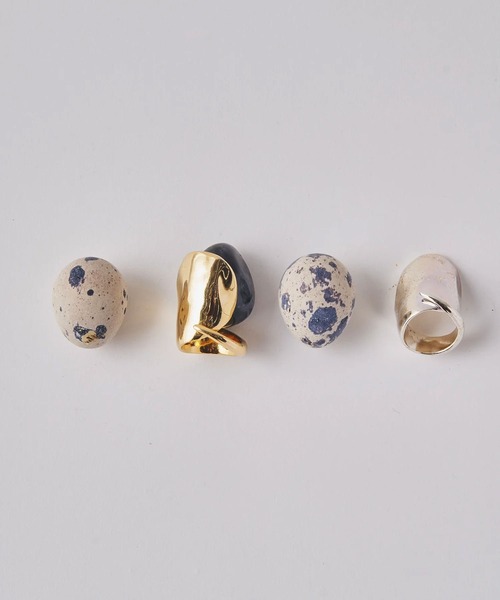 loni（ロニ）の「(loni)Benjamin asymmetry ring（リング・レディース・シルバー/ゴールド・13）」の5枚目の写真