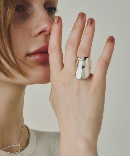 loni（ロニ）の「(loni)Benjamin asymmetry ring（リング・レディース・シルバー/ゴールド・13）」の13枚目の写真