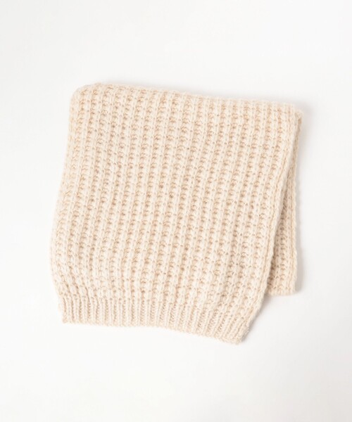 BEAMS HEART(ビームスハート)の「ボリューム編み ストール(マフラー・レディース・オレンジ/ホワイト系その他5・ONE SIZE)」の9枚目の写真