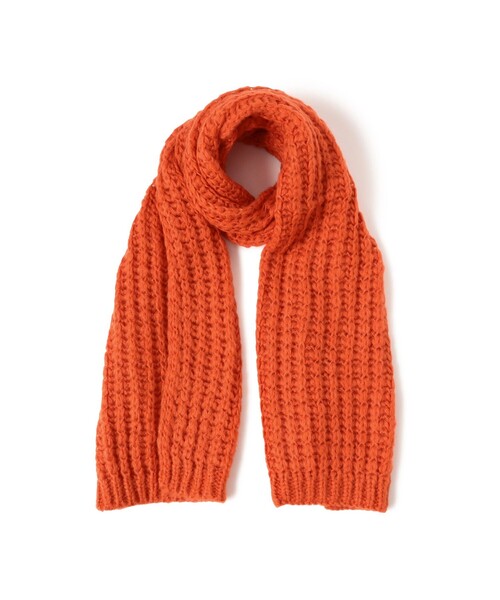 BEAMS HEART(ビームスハート)の「ボリューム編み ストール(マフラー・レディース・オレンジ/ホワイト系その他5・ONE SIZE)」の11枚目の写真