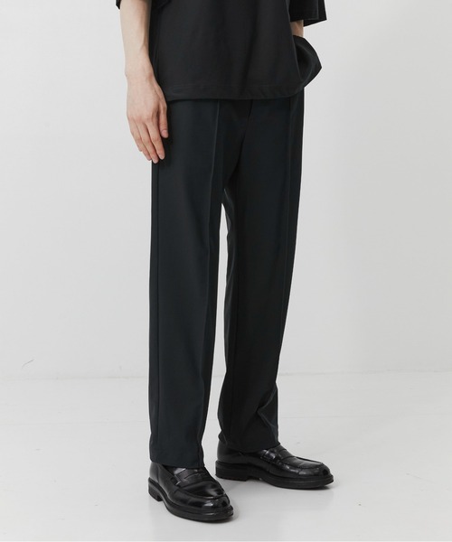 PUBLIC TOKYO（パブリックトウキョウ）の「【残りわずか】Air tool スリムスラックス  /ウォッシャブル/夏服/ストレッチ/伸縮性/通気性/防シワ性/UVカット/セットアップ（スラックス・メンズ・ダークグレー/ブラック・1/2/3）」の4枚目の写真