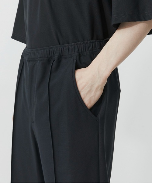 PUBLIC TOKYO（パブリックトウキョウ）の「【残りわずか】Air tool スリムスラックス  /ウォッシャブル/夏服/ストレッチ/伸縮性/通気性/防シワ性/UVカット/セットアップ（スラックス・メンズ・ダークグレー/ブラック・1/2/3）」の11枚目の写真