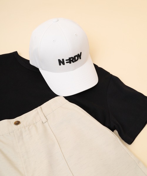 ★NERDYノルディ★BIG BLANK LOGO BALL CAP★ロゴボールキャップ NERDY（ノルディ） BIG BLENK LOGO BALL CAP【SALE/セール