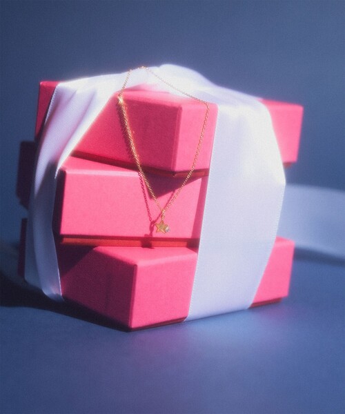 Ray BEAMS（レイビームス）の「プチ エポ ラメ スター ネックレス（ネックレス・レディース・シルバー/ゴールド・ONE SIZE）」の2枚目の写真