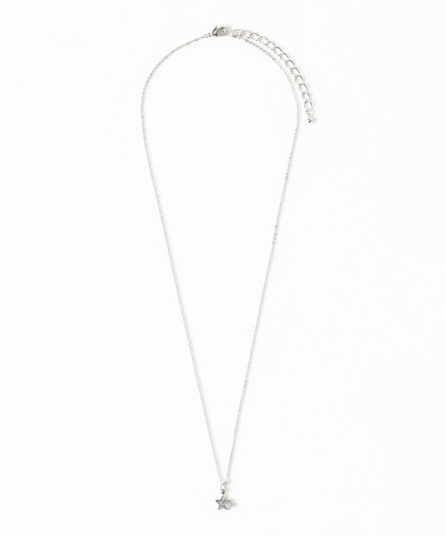 Ray BEAMS（レイビームス）の「プチ エポ ラメ スター ネックレス（ネックレス・レディース・シルバー/ゴールド・ONE SIZE）」の4枚目の写真