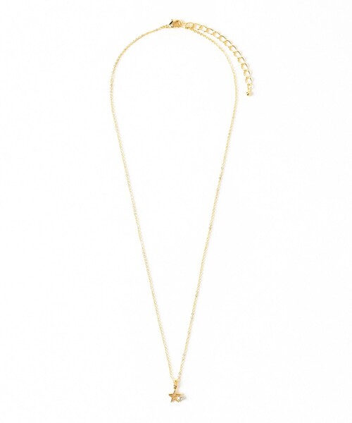 Ray BEAMS（レイビームス）の「プチ エポ ラメ スター ネックレス（ネックレス・レディース・シルバー/ゴールド・ONE SIZE）」の6枚目の写真