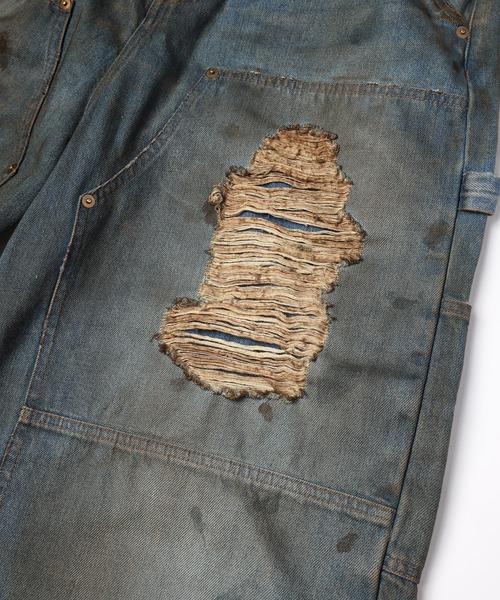 DISCOVERED(ディスカバード)の「DOUBLE KNEE DENIM SHORTS(デニムパンツ・メンズ・インディゴブルー/ブラック・3/1)」の15枚目の写真