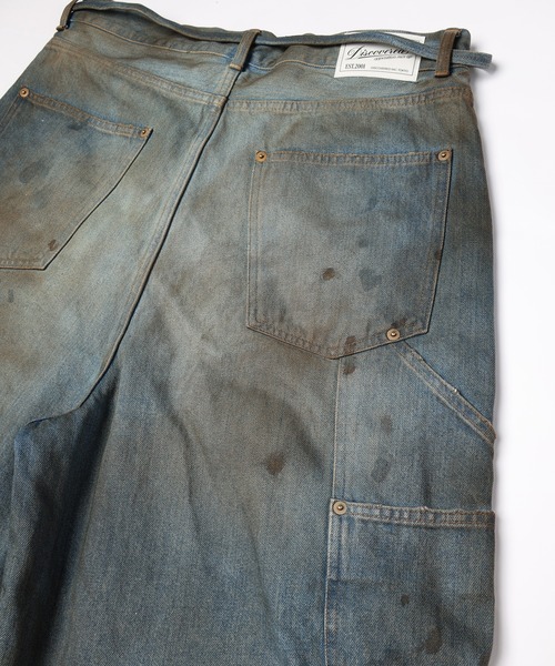 DISCOVERED(ディスカバード)の「DOUBLE KNEE DENIM SHORTS(デニムパンツ・メンズ・インディゴブルー/ブラック・3/1)」の17枚目の写真