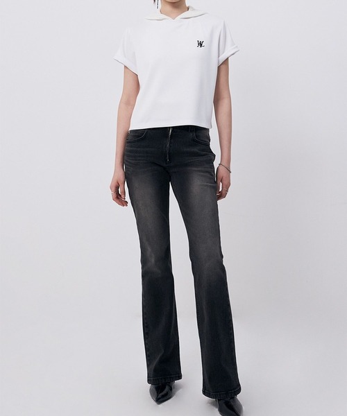 WOOALONG（ウアロン）の「【UNISEX】WOOALONG／シルケットコットンＴ（Tシャツ/カットソー・レディース・ピンク/ブラック/ホワイト・SMALL）」の10枚目の写真