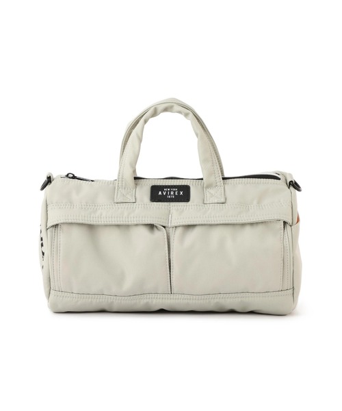 AVIREX(アヴィレックス)の「《直営店限定》POCKET MINI DUFFLE BAG/ポケットミニダッフルバッグ(ボストンバッグ・レディース・カモフラージュ/ブラック/グレー・F)」の6枚目の写真