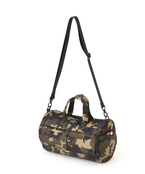 AVIREX(アヴィレックス)の「《直営店限定》POCKET MINI DUFFLE BAG/ポケットミニダッフルバッグ(ボストンバッグ・レディース・カモフラージュ/ブラック/グレー・F)」の9枚目の写真