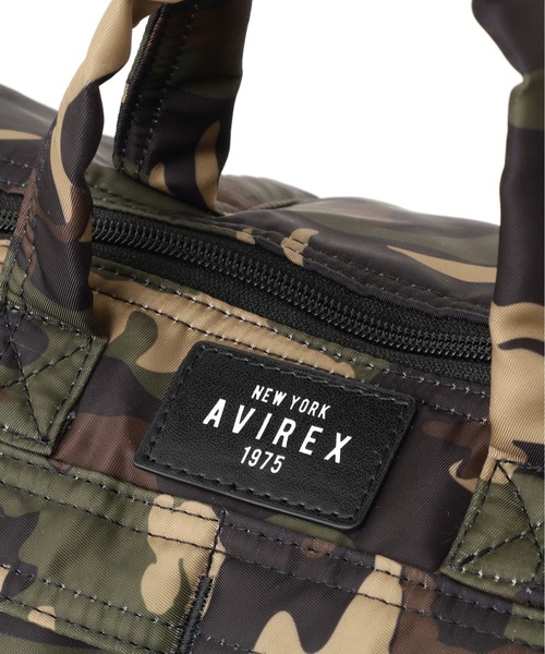 AVIREX(アヴィレックス)の「《直営店限定》POCKET MINI DUFFLE BAG/ポケットミニダッフルバッグ(ボストンバッグ・レディース・カモフラージュ/ブラック/グレー・F)」の14枚目の写真