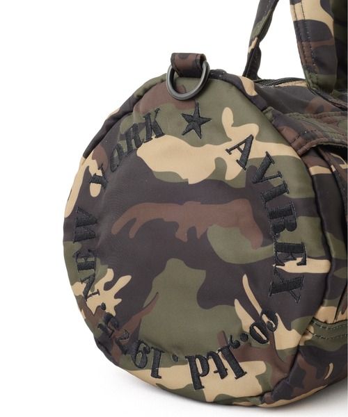 AVIREX(アヴィレックス)の「《直営店限定》POCKET MINI DUFFLE BAG/ポケットミニダッフルバッグ(ボストンバッグ・レディース・カモフラージュ/ブラック/グレー・F)」の15枚目の写真