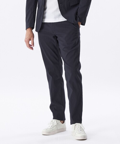 EPOCA UOMO（エポカウォモ）の「【セットアップ対応】フローワッシャードローコードパンツ（その他パンツ・メンズ・ブラック/ダークネイビー・48/46）」の2枚目の写真