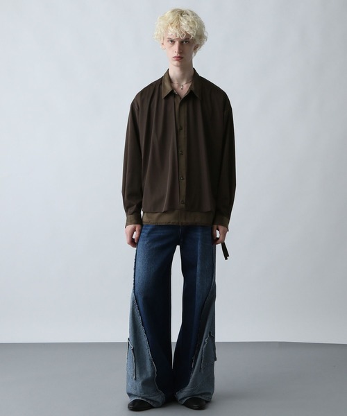 HARE シアーレイヤードシャツ 楽天市場】シアーレイヤードシャツ HARE ハレ トップス シャツ