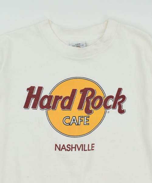 LABORATORY R(ラボラトリーアール)の「【USED】90’s HARD ROCK CAFE 企業ロゴ Tシャツ USA製(Tシャツ/カットソー・メンズ・ホワイト・LARGE)」の2枚目の写真