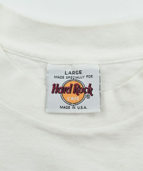 LABORATORY R(ラボラトリーアール)の「【USED】90’s HARD ROCK CAFE 企業ロゴ Tシャツ USA製(Tシャツ/カットソー・メンズ・ホワイト・LARGE)」の9枚目の写真