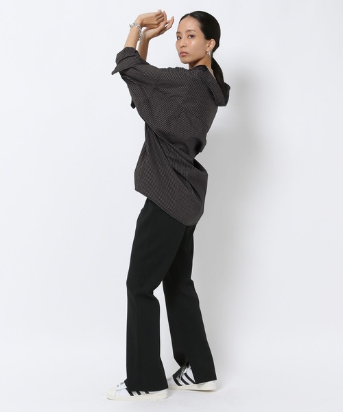 HEREIAM（ヘレイアム）の「【HEREIAM】2WAYアレンジシャツ（シャツ/ブラウス・レディース・チェック/オフホワイト/ライトブルー・FREE）」の12枚目の写真