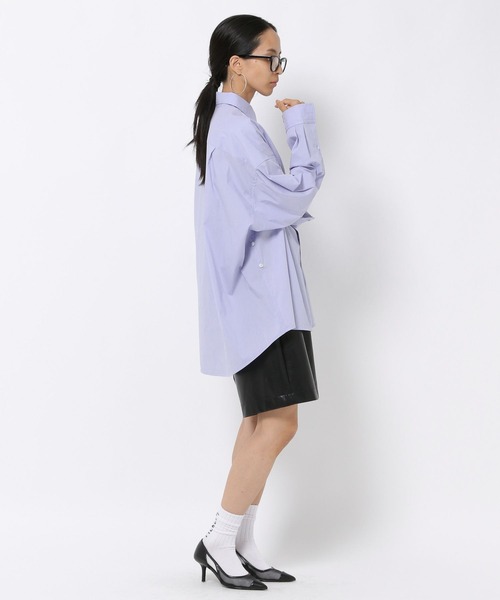 HEREIAM（ヘレイアム）の「【HEREIAM】2WAYアレンジシャツ（シャツ/ブラウス・レディース・チェック/オフホワイト/ライトブルー・FREE）」の11枚目の写真