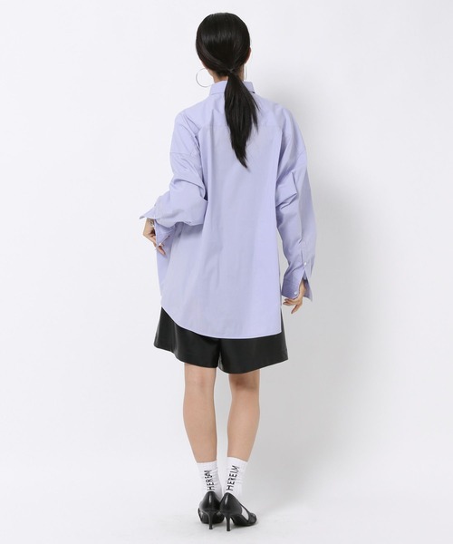 HEREIAM（ヘレイアム）の「【HEREIAM】2WAYアレンジシャツ（シャツ/ブラウス・レディース・チェック/オフホワイト/ライトブルー・FREE）」の10枚目の写真