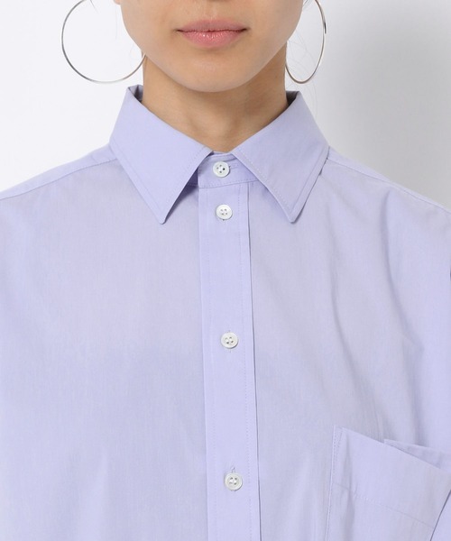 HEREIAM（ヘレイアム）の「【HEREIAM】2WAYアレンジシャツ（シャツ/ブラウス・レディース・チェック/オフホワイト/ライトブルー・FREE）」の4枚目の写真