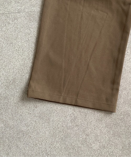 SHEPP(シープ)の「ウエストリボンデザイン タックワイドスラックス(スラックス・レディース・ブラック/グレー/ピンク/ブラウン/グリーン・L/M/S)」の12枚目の写真