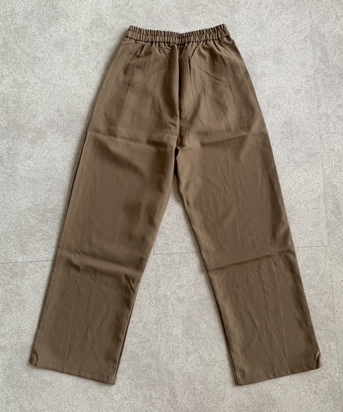 SHEPP(シープ)の「ウエストリボンデザイン タックワイドスラックス(スラックス・レディース・ブラック/グレー/ピンク/ブラウン/グリーン・L/M/S)」の10枚目の写真