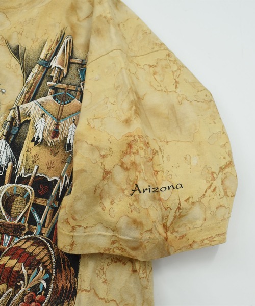 LABORATORY R(ラボラトリーアール)の「【USED】90’s RAGTOPS “Indian” アニマル Tシャツ(Tシャツ/カットソー・メンズ・ベージュ・X-LARGE)」の5枚目の写真