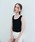 MARITHE + FRANCOIS GIRBAUD�i�}���e�t�����\���W���{�[�j�́uW CUT-OUT RIBBON CROP SLEEVELESS TEE�iT�V���c/�J�b�g�\�[�j�v�bBlack