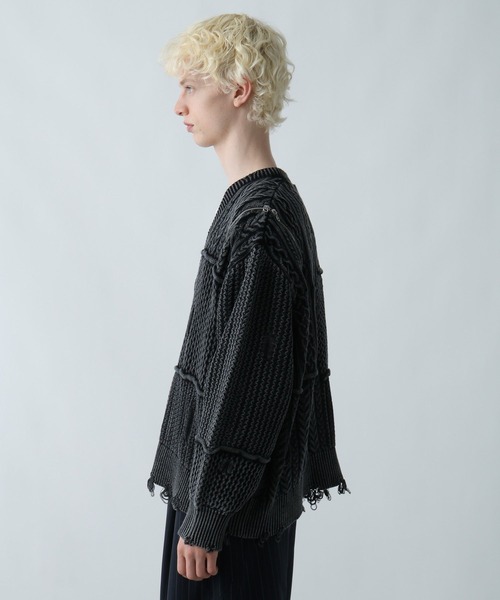 BIGダメージZIPカーディガン(HARE)（カーディガン/ボレロ）｜HARE