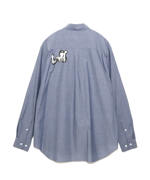 UNDERCOVER(アンダーカバー)の「UP1F4413(シャツ/ブラウス・メンズ・ホワイト/グレー系その他/チャコール・3/4/2)」の5枚目の写真