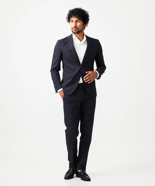 MICHEL KLEIN HOMME (ミッシェルクランオム)の「【セットアップ】ピンヘッドテーラードジャケット(テーラードジャケット・メンズ・ブラック/ブラウン・MEDIUM/LARGE/X-LARGE)」の3枚目の写真