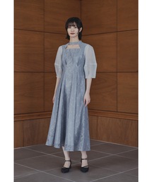 フラワーレースカットアウトドレス パーティードレス オケージョンドレス 結婚式 二次会 同窓会 成人式 お呼ばれワンピース