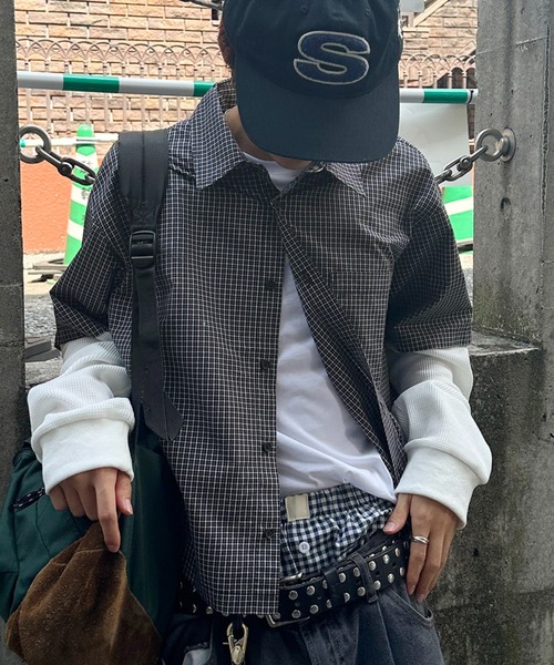 セール】ASSORTED THERMAL LAYERED CHECK SHIRT／アソートサーマル