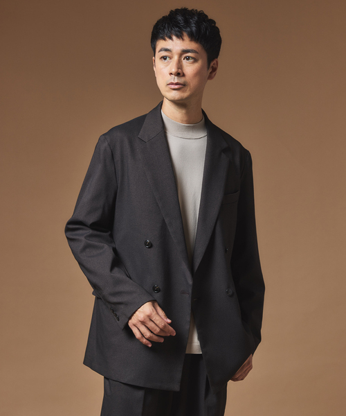 EC限定 \"EXTRETCH FUNCTION\" ダブルブレストジャケット L EC限定 EXTRETCH FUNCTION ダブルブレストジャケット L