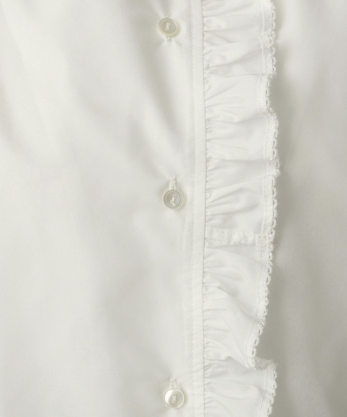 A part by（アパートバイ）の「フリル2WAYブラウス（シャツ/ブラウス・レディース・アイボリー/ブラック・FREE）」の14枚目の写真