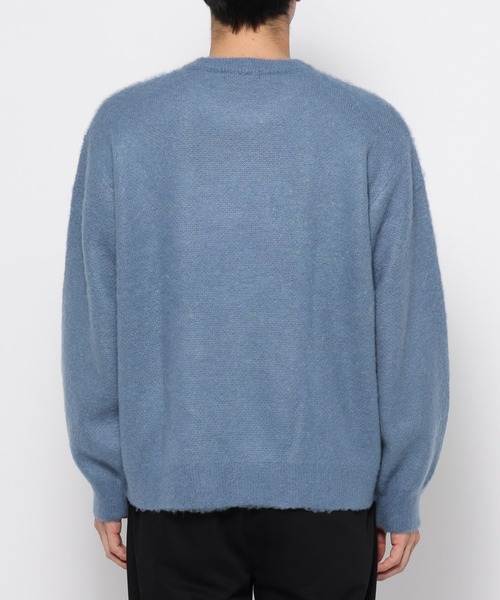 HARE（ハレ）の「モヘアニットプルオーバー(HARE)（ニット/セーター・メンズ・パープル/ブラウン/ブラック/グレー/ブルー・SMALL/MEDIUM）」の20枚目の写真