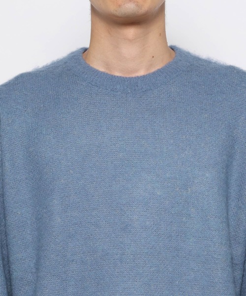 HARE（ハレ）の「モヘアニットプルオーバー(HARE)（ニット/セーター・メンズ・パープル/ブラウン/ブラック/グレー/ブルー・SMALL/MEDIUM）」の21枚目の写真