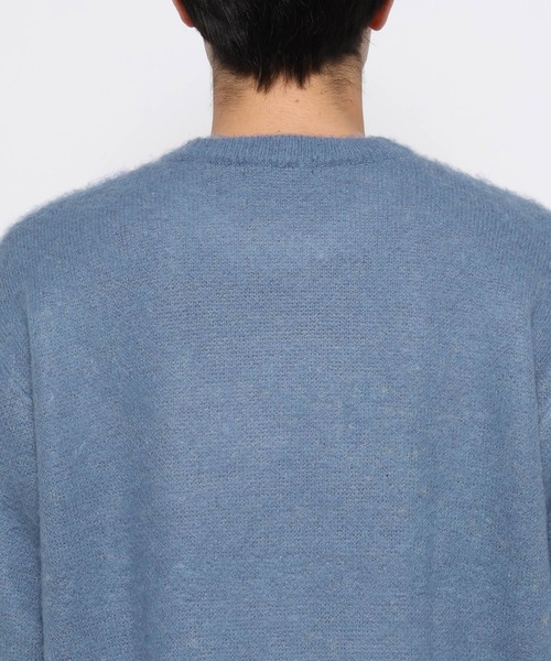 HARE（ハレ）の「モヘアニットプルオーバー(HARE)（ニット/セーター・メンズ・パープル/ブラウン/ブラック/グレー/ブルー・SMALL/MEDIUM）」の22枚目の写真