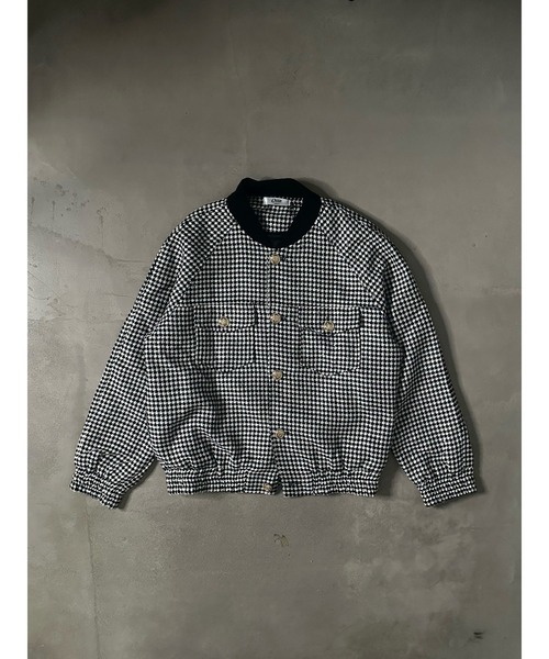 Otte(オッテ)の「ノーカラーチェックジャケット(テーラードジャケット・メンズ・ブラック・LARGE/MEDIUM/X-LARGE)」の10枚目の写真