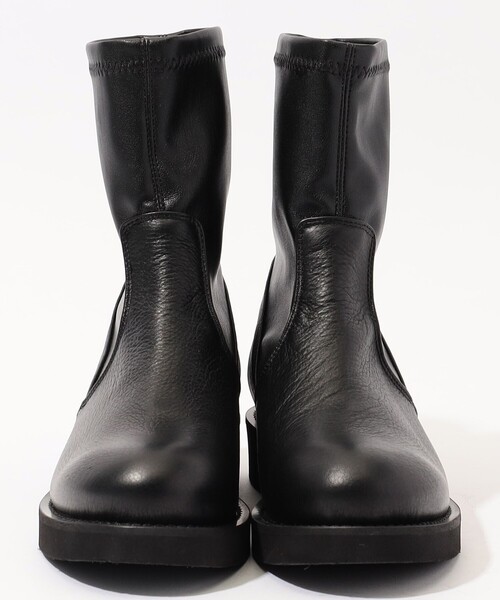 ギャルリーヴィー　GALERIE VIE　ストレッチショートブーツ　レザー GALERIE VIE ストレッチショートブーツ（ブーツ）｜GALERIE VIE