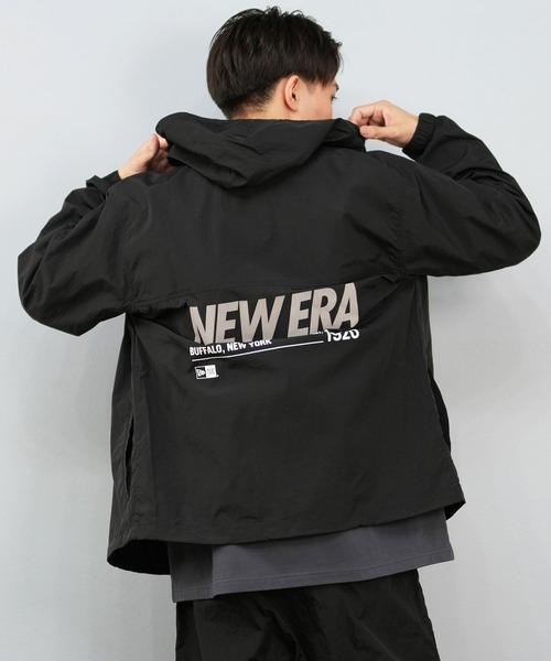 NEW ERA（ニューエラ）の「NEW ERA/ニューエラ ナイロン ウーブン トラックジャケット 14674821/14674822（ナイロンジャケット・メンズ・ネイビー/ブラック・M/L/XL/2XL）」の7枚目の写真